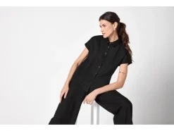 Blusa de mujer con lino