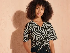Blusa de mujer de lino