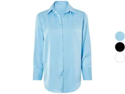 Blusa de mujer en calidad de satén mate.