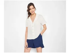 Blusa de muselina de mujer