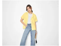 Blusa de muselina de mujer