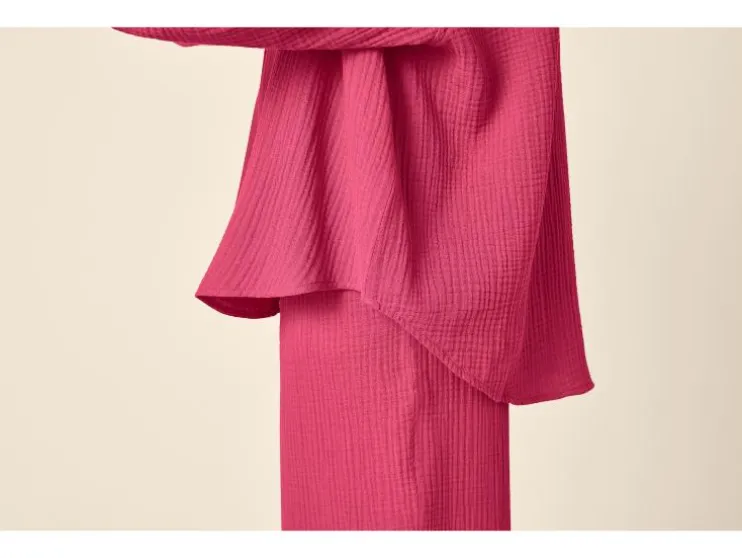 Blusa de muselina para mujer