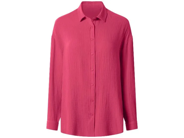 Blusa de muselina para mujer