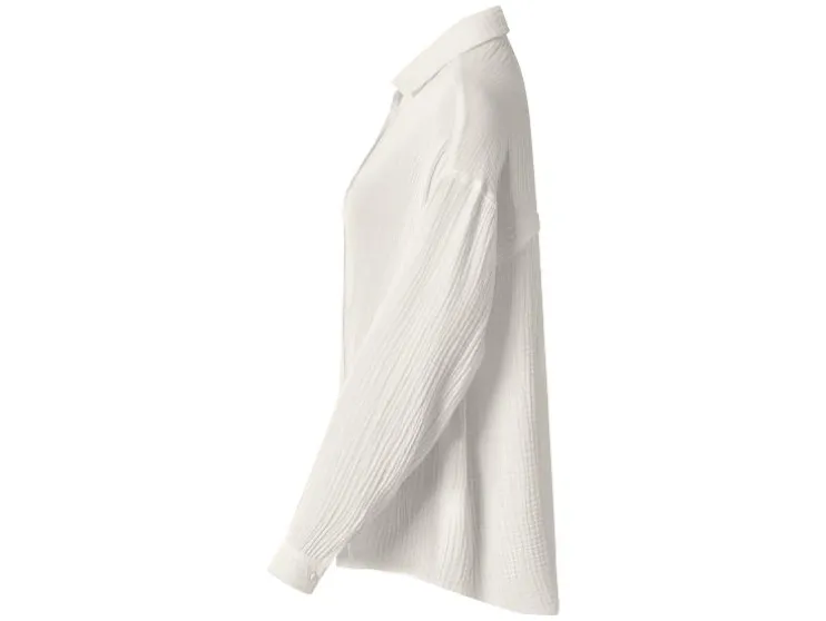 Blusa de muselina para mujer