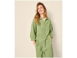 Blusa de muselina para mujer