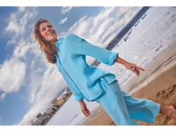 Blusa de muselina para mujer