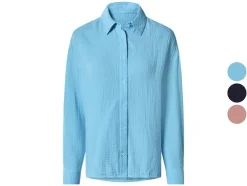 Blusa de muselina para mujer