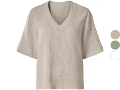Blusa de muselina para mujer