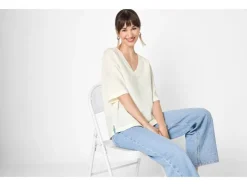 Blusa de muselina para mujer
