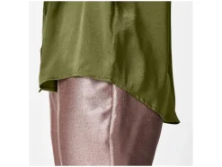 Blusa de satén para mujer