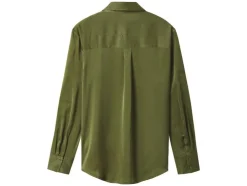 Blusa de satén para mujer
