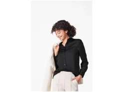 Blusa de satén para mujer