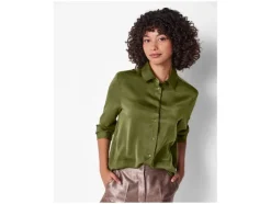 Blusa de satén para mujer