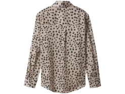 Blusa de satén para mujer