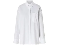 Blusa oversize de mujer con cuello button-down