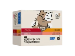 Bocaditos en salsa para gatos