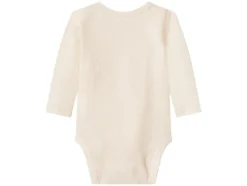 Body de bebé prémium de lana y seda.