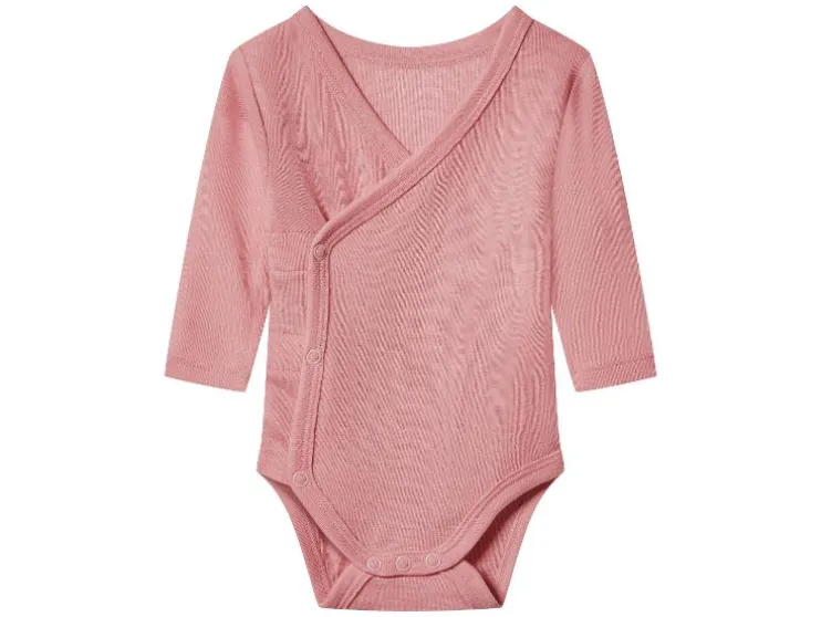 Body de bebé prémium de lana y seda.