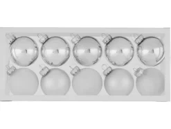 Bolas de Navidad de vidrio 10 / 24 piezas