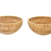 Bol de bambú / Juego de 2 bolos de bambú