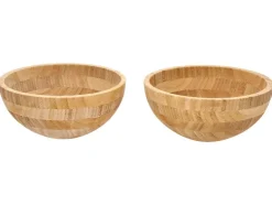 Bol de bambú / Juego de 2 bolos de bambú