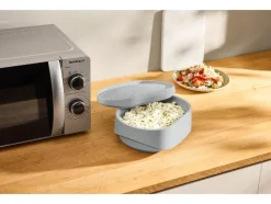 Bol para palomitas, vaporizador, arrocera y cocedora de pasta para microondas
