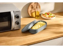 Bol para palomitas, vaporizador, arrocera y cocedora de pasta para microondas