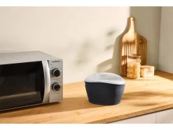 Bol para palomitas, vaporizador, arrocera y cocedora de pasta para microondas