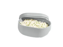 Bol para palomitas, vaporizador, arrocera y cocedora de pasta para microondas