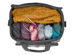 Bolsa de almacenamiento / Trolley para máquina de coser, gris.