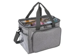 Bolsa de almacenamiento / Trolley para máquina de coser, gris.