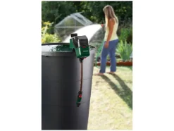 Bomba de agua para bidón de lluvia a batería 12 V »PRPA 12-Li A1«, con batería y cargador.