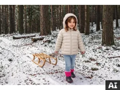 Botas de invierno LED infantiles