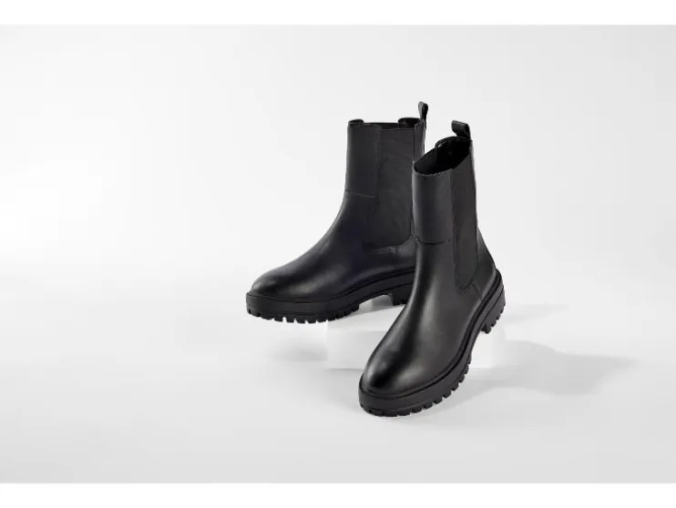 Botines de cuero para mujer