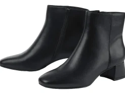 Botines de mujer con cremalleras laterales.