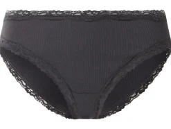 Braguita de canalé con encaje para mujer pack 5