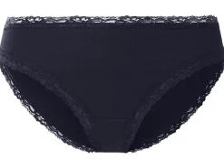 Braguita de canalé con encaje para mujer pack 5