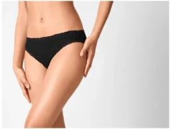 Braguita de canalé con encaje para mujer pack 5