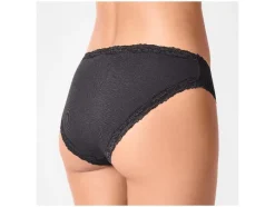 Braguita de canalé con encaje para mujer pack 5