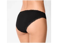 Braguita de canalé con encaje para mujer pack 5