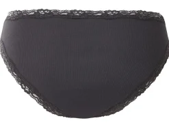 Braguita de canalé con encaje para mujer pack 5