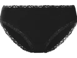 Braguita de canalé con encaje para mujer pack 5