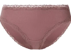 Braguita de canalé con encaje para mujer pack 5