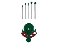 Broca para azulejos con guía de centrado.