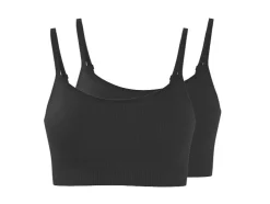 Bustiers de canalé para mujer, 2 unidades.