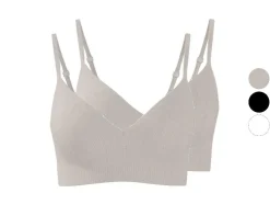 Bustiers de canalé para mujer, 2 unidades.