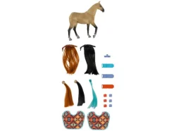 Caballo de peinados / Unicornio de peinados, 19 piezas.