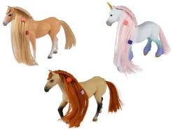 Caballo de peinados / Unicornio de peinados, 19 piezas.