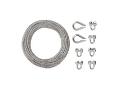 Cable de acero, 10 m.