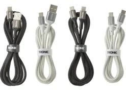 Cable trenzado de carga y datos
